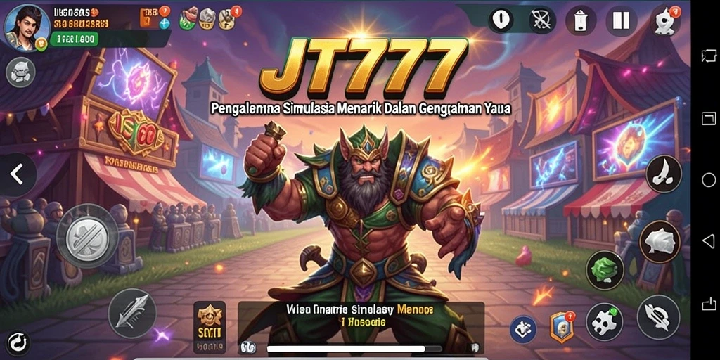 Tampilan gameplay JT777 yang menampilkan pengalaman simulasi menarik.
