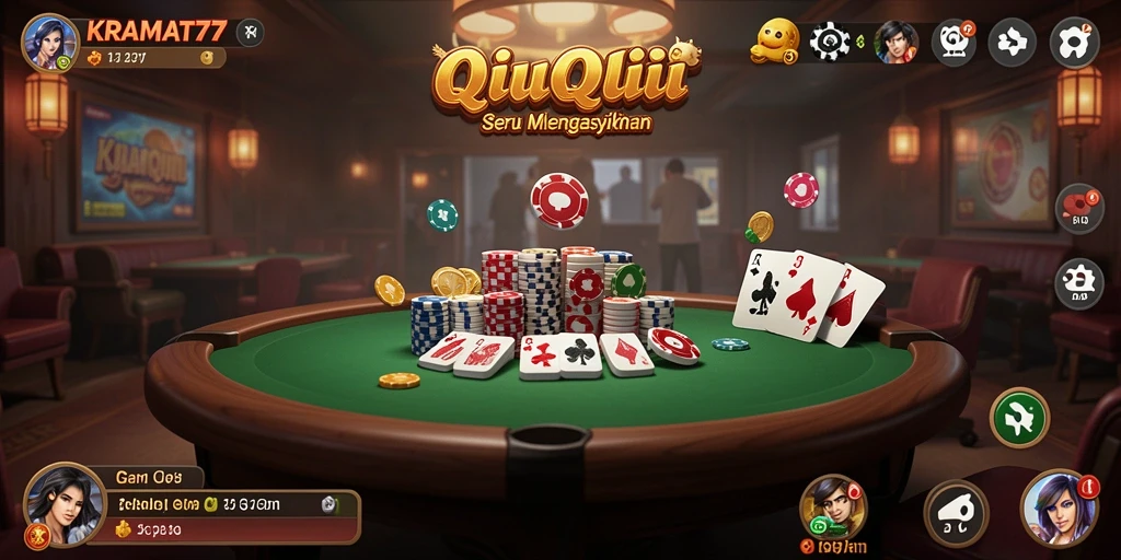 Screenshot gameplay QiuQiu KRAMAT77 yang memukau.