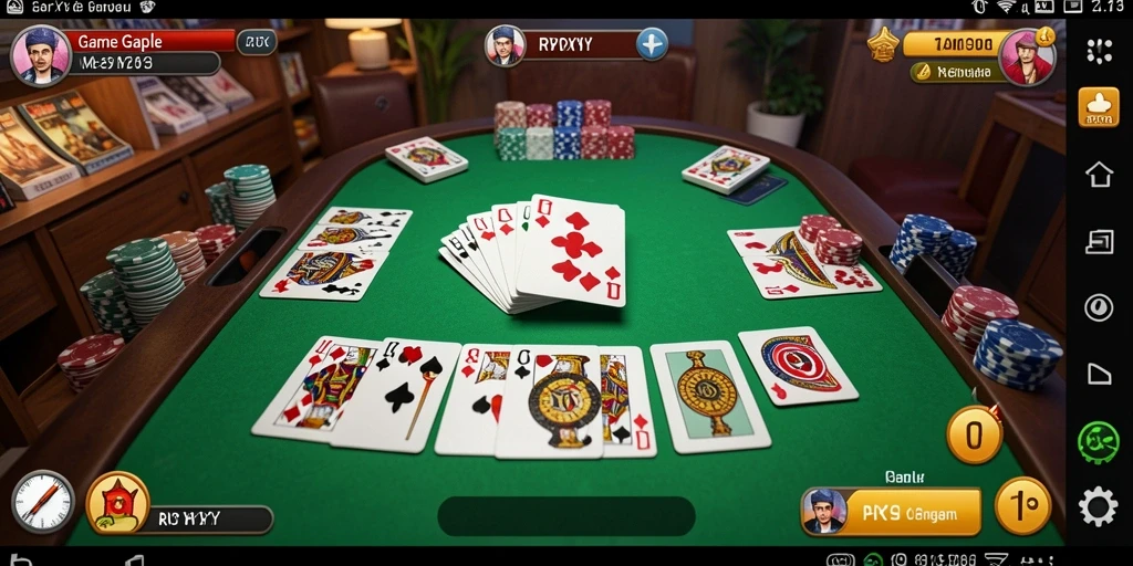 Tampilan gameplay seru dari game Gaple RPYYY.