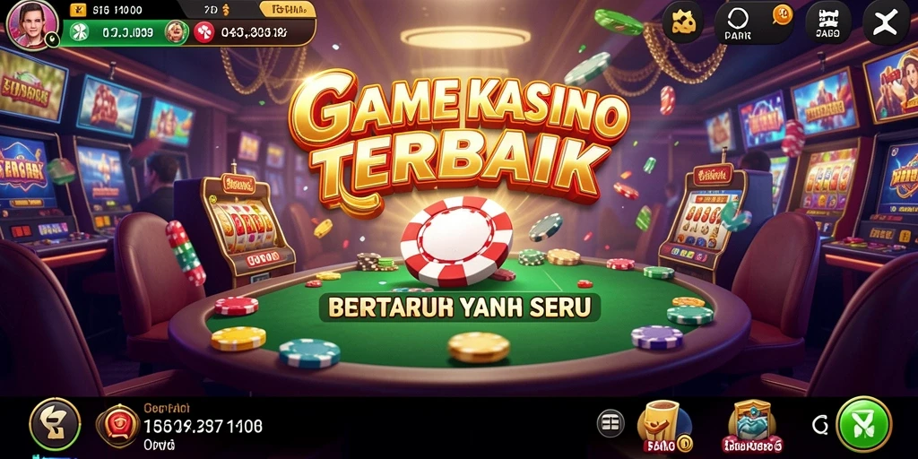 Screenshot gameplay T6 menampilkan pengalaman Kasino yang nyata.